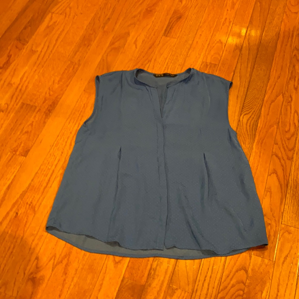 Zara Basic Blue Top